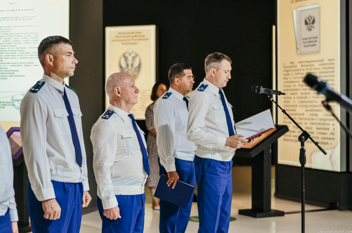В историческом парке Ставрополя принесли присягу молодые специалисты прокуратуры Ставропольского края
